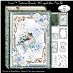 Book Of Feathered Friends 02 Shaped Mini Page Kit