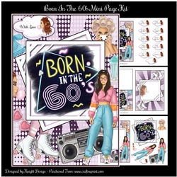 Born In The 60s Mini Page Kit