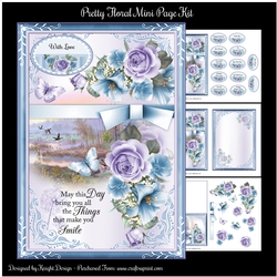 Pretty Floral Mini Page Kit