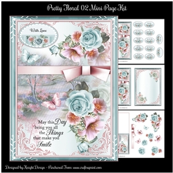 Pretty Floral 02 Mini Page Kit 