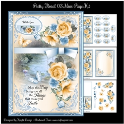 Pretty Floral 03 Mini Page Kit