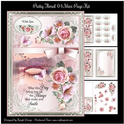 Pretty Floral 04 Mini Page Kit