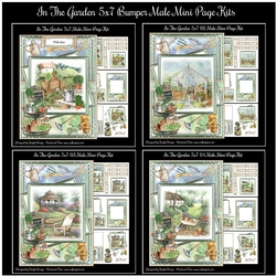 In The Garden 5x7 Bumper Male Mini Page Kits