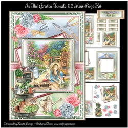 In The Garden 5x7 Female 03 Mini Page Kit