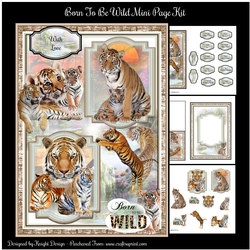 Born To Be Wild 5x7 Mini Page Kit