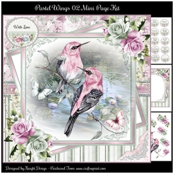 Pastel Wings 02 Mini Page Kit