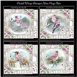 Pastel Wings Bumper Mini Page Kits