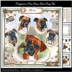 Happiness Has Paws Mini Page Kit 