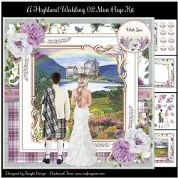 A Highland Wedding 02 Mini Page Kit 
