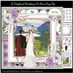 A Highland Wedding 03 Mini Page Kit