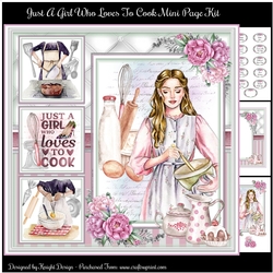 Just A Girl Who Loves To Cook Mini Page Kit