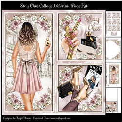 Stay Chic Collage 02 Mini Page Kit