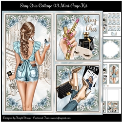 Stay Chic Collage 03 Mini Page Kit