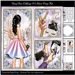 Stay Chic Collage 04 Mini Page Kit