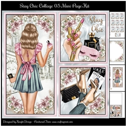 Stay Chic Collage 05 Mini Page Kit