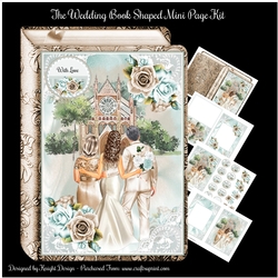 The Wedding Book Shaped Mini Page Kit