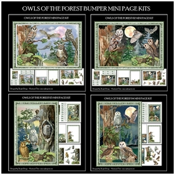 Owls Of The Forest Bumper Mini Page Kits
