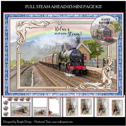 Full Steam Ahead 03 Mini Page Kit