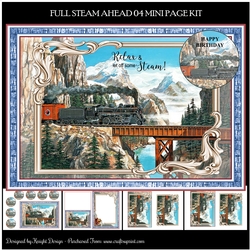 Full Steam Ahead 04 Mini Page Kit