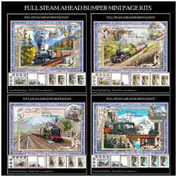 Full Steam Ahead Bumper Mini Page Kits