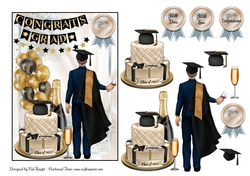 Male Graduation Card Front