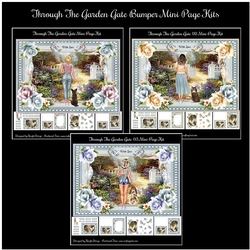 Through The Garden Gate Bumper Mini Page Kits