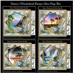 Natures Wonderland Bumper Mini Page Kits