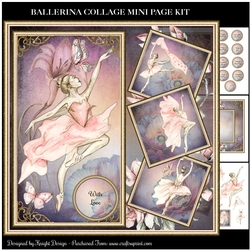 Ballerina Collage Mini Page Kit