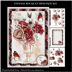 Vintage Bouquet Mini Page Kit