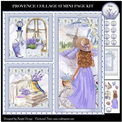 Provence Collage 03 Mini Page Kit