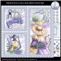 Provence Collage Mini Page Kit