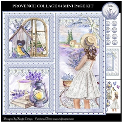 Provence Collage 04 Mini Page Kit