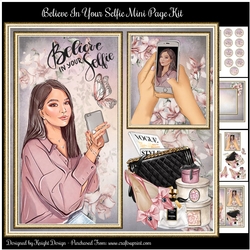 Believe In Your Selfie Mini Page Kit