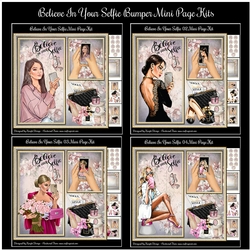 Believe In Your Selfie Bumper Mini Page Kits