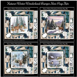 Natures Winter Wonderland Bumper Mini Page Kits