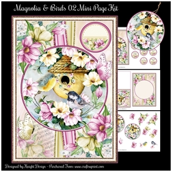 Magnolia & Birds 02 Mini Page Kit