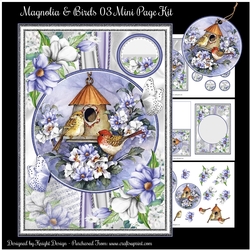 Magnolia & Birds 03 Mini Page Kit