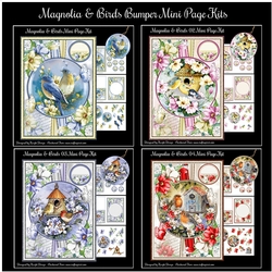 Magnolia & Birds Bumper Mini Page Kits
