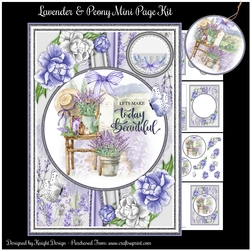 Lavender & Peony Mini Page Kit
