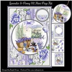 Lavender & Peony 02 Mini Page Kit