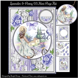 Lavender & Peony 03 Mini Page Kit