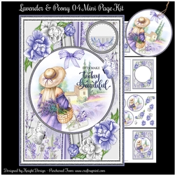 Lavender & Peony 04 Mini Page Kit