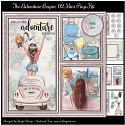 The Adventure Begins 02 Mini Page Kit