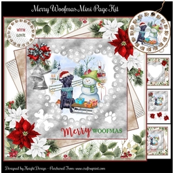 Merry Woofmas Mini Page Kit