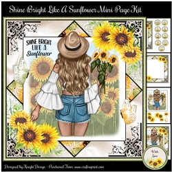 Shine Bright Like A Sunflower Mini Page Kit