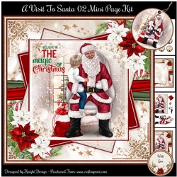A Visit To Santa 02 Mini Page Kit