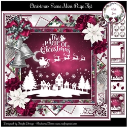 Christmas Scene Mini Page Kit