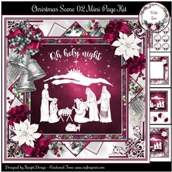 Christmas Scene 02 Mini Page Kit