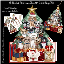 A Pawfect Christmas Tree 04 Shaped Mini Page Kit