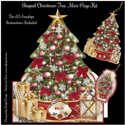 Shaped Christmas Tree Mini Page Kit
